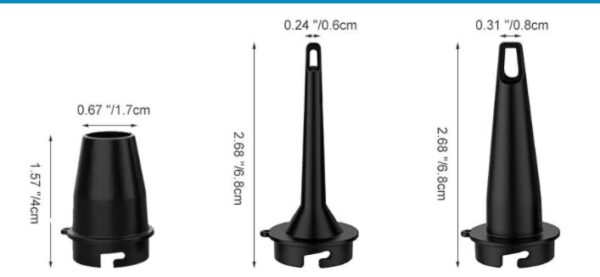 USB Charging Quick-Fill Electric Portable  3 Nozzles For Pool Floats Raft Toy - Image 5
