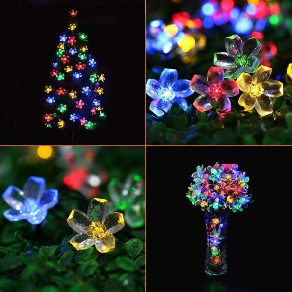 Solar String Lights LED Blossom Waterproof Outdoor Decoration - Image 2