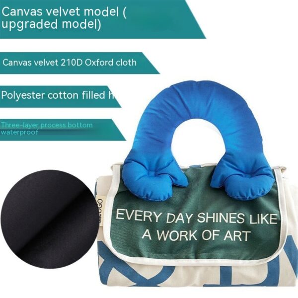 Foldable Picnic Mat Feeding Cotton Handle Moisture-proof - Image 3