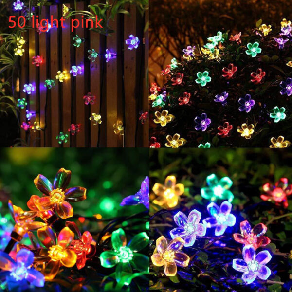 Solar String Lights LED Blossom Waterproof Outdoor Decoration - Image 5