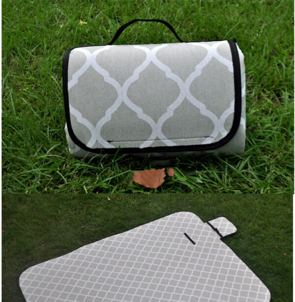 Outdoor Damp Proof Mat Waterproof Floor Mat Polyester Spring Outing Mat Thickened Picnic Mat Beach Mat Gift Mat - Image 2