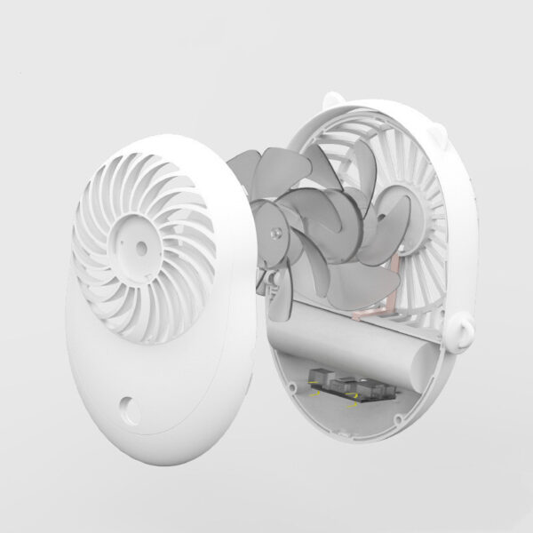 Neck Fan Portable Mini Usb 5V Cooler Rechargeable Outdoor Office Travel Handheld Silent Small Cooling Fans Portable Fan Hanging - Image 2