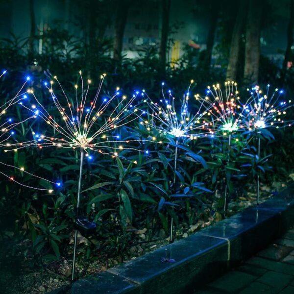 Ground-Inserted Firework Lights Christmas Outdoor LED Holiday Sky Starry Lights Lawn Christmas Lights Solar String Lights - Image 9