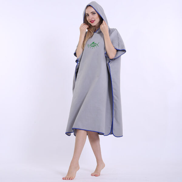 Microfiber Absorbent Cloak Can Wear Beach Towels - Image 7