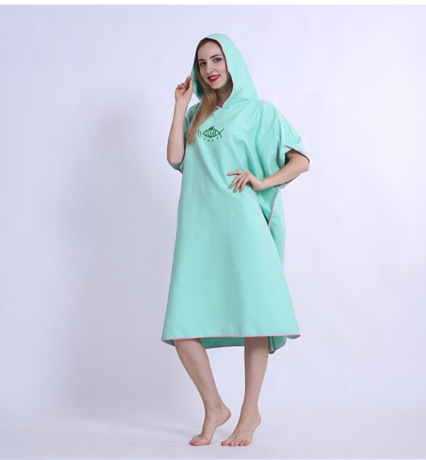 Microfiber Absorbent Cloak Can Wear Beach Towels - Image 4