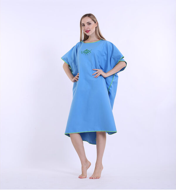 Microfiber Absorbent Cloak Can Wear Beach Towels - Image 6