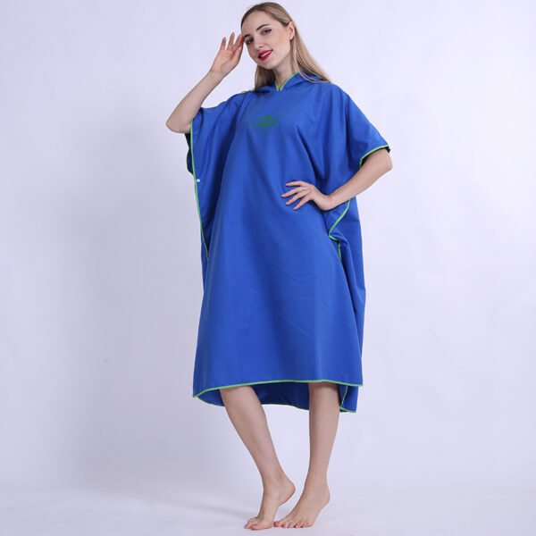 Microfiber Absorbent Cloak Can Wear Beach Towels - Image 9