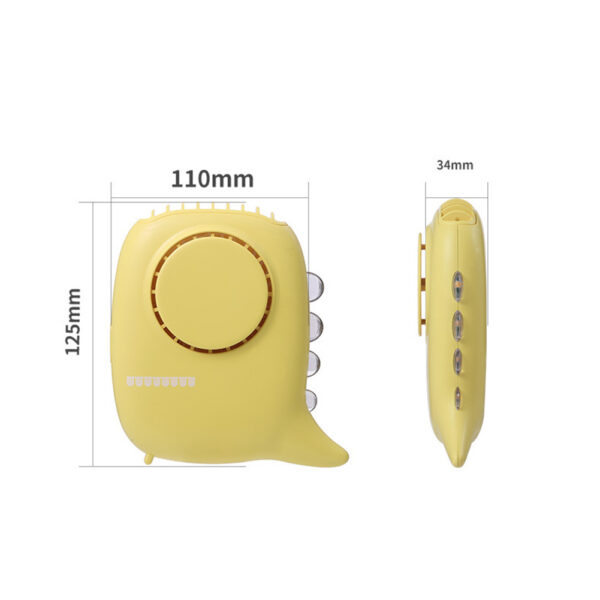 USB Rechargeable Mini Fan Electric Portable Air Cooler Hanging Neck Travel Cooling Fan Summer Handheld Small Cooling Fans - Image 10