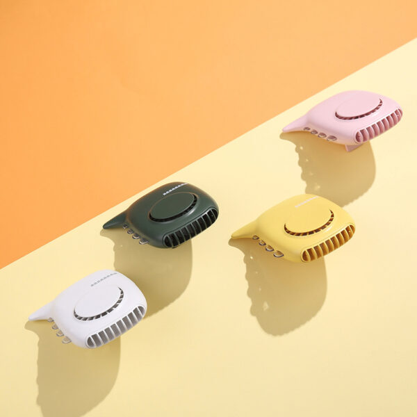 USB Rechargeable Mini Fan Electric Portable Air Cooler Hanging Neck Travel Cooling Fan Summer Handheld Small Cooling Fans - Image 8