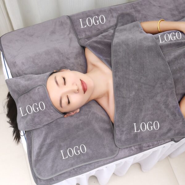Microfiber Thickened Car Wash Cleaning Towel Beauty Salon Bath Towels - Image 4