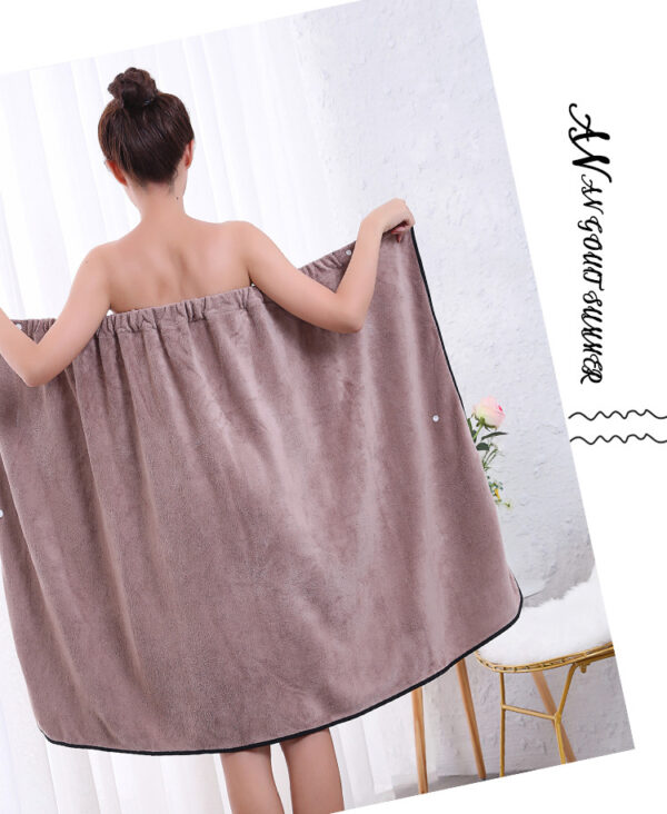 Wearable Bath Towels Buckle Elastic Lint - Image 6