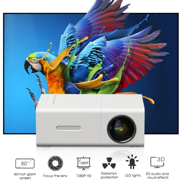 M100 Mini Projector Home Led Portable - Image 3