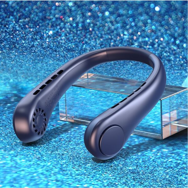 New Mini Neck Fan Portable Bladeless Hanging Neck Rechargeable Air Cooler Mini Summer Sports Fans - Image 10