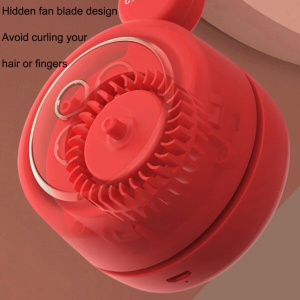 Portable Mini Handheld Fans USB Plastic Silent Pocket Handheld Fans Student Vintage Abanicos De Mano Cooling Product - Image 8
