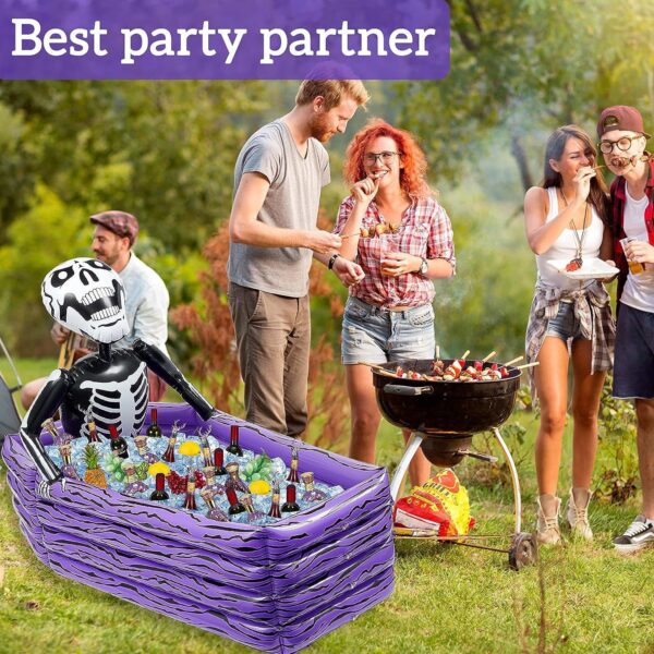 Drink Ice Bucket Purple Inflatable Swimming Pool Inflatable Toy Supplies - Image 3