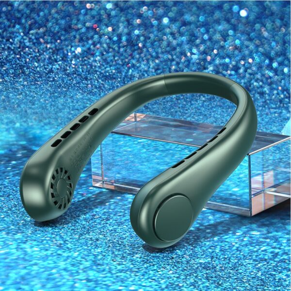 New Mini Neck Fan Portable Bladeless Hanging Neck Rechargeable Air Cooler Mini Summer Sports Fans - Image 6
