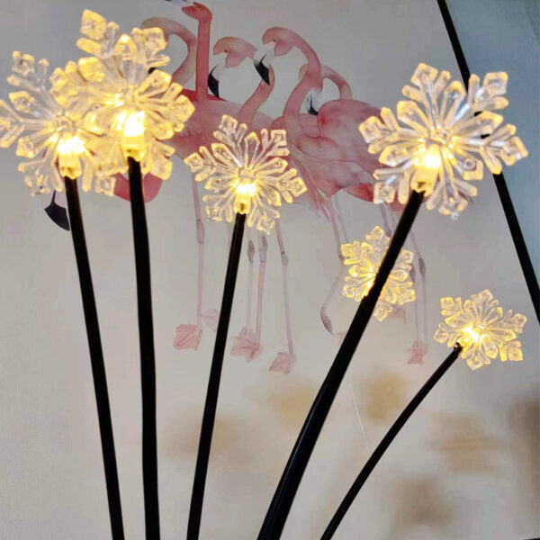 Christmas Decoration Snowflake Solar-powered String Lights - Image 7