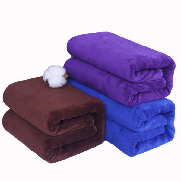 Microfiber Thickened Car Wash Cleaning Towel Beauty Salon Bath Towels - Image 7