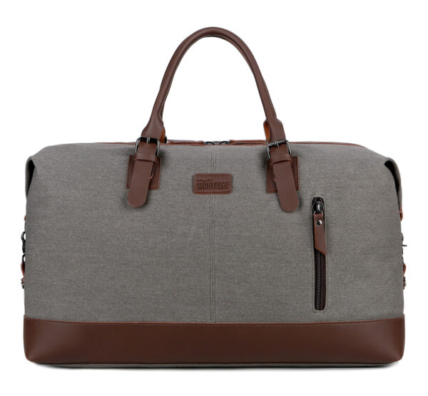 Canvas Travel Bag Men's Gym Bag Outdoor Luggage Bag - Image 8