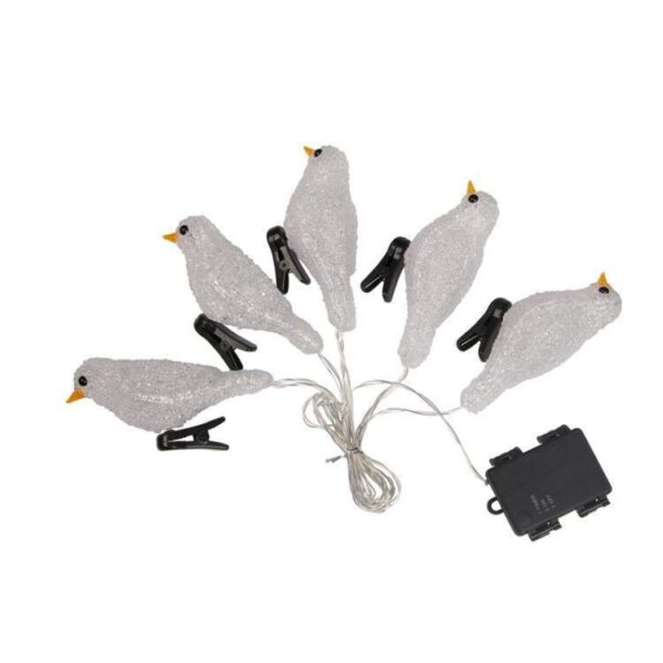LED Solar String Lights Acrylic Bird Outdoor - Image 7