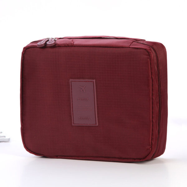 Portable Cosmetic Bag Waterproof Divider Multi-grid Pockets Toiletry Bags Travel Storage Handbags Women Make Up Bag - Image 6