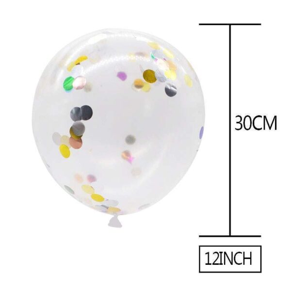 Confetti Balloons Clear Ballons Party Wedding - Image 5