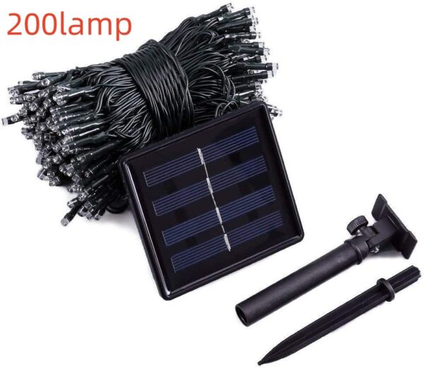 LED Christmas Atmosphere Outdoor Waterproof Solar-powered String Lights - Image 4