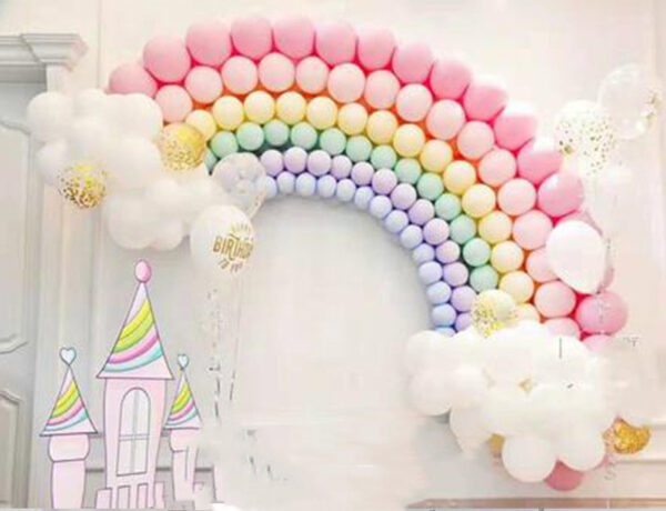 Birthday Festive Latex Balloons Decoration Arrangement - Image 5
