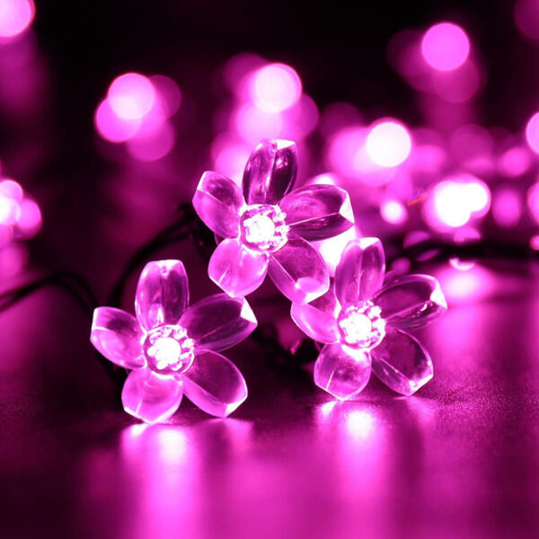 Solar String Lights LED Blossom Waterproof Outdoor Decoration - Image 4
