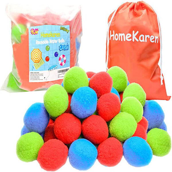 Swimming Pool Beach Toys Water Fight Cotton Balls Water Balloons - Image 6