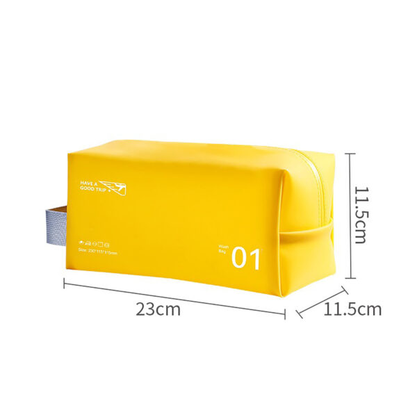 Portable Travel Cosmetic Bag, Cute Makeup Pouches, PU Leather Waterproof Toiletry Bags,anti-fruit Jelly Beach Bag Ins Style Cosmetic Storage Bag Portable Wash - Image 6
