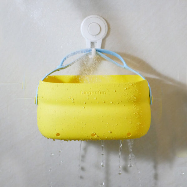 2-in-1 Cosmetic Bag With Handle Hangable Dry And Wet Separation Toiletry Bag Fashion Candy-color Portable Waterproof Storage Travel Bags - Image 2