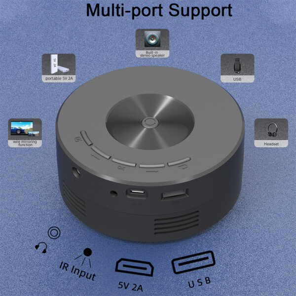Home Projector Mini Portable Mini Portable Children's Phone Projection - Image 5