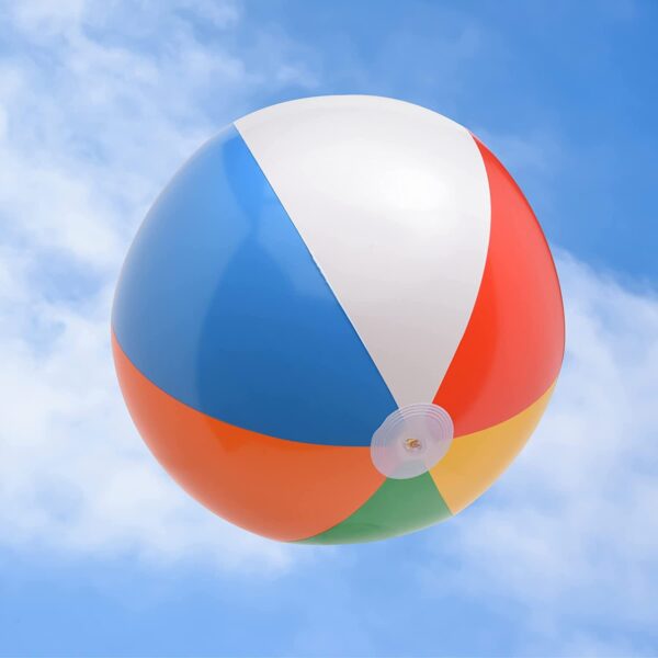 Beach Ball Inflatable Rainbow Toy Pool - Image 5