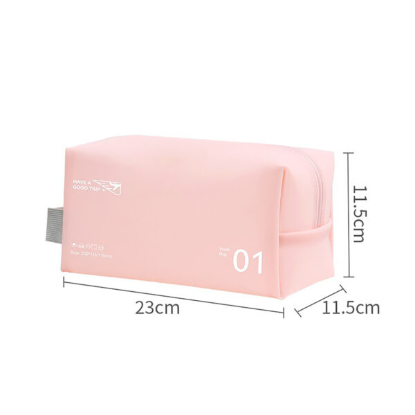 Portable Travel Cosmetic Bag, Cute Makeup Pouches, PU Leather Waterproof Toiletry Bags,anti-fruit Jelly Beach Bag Ins Style Cosmetic Storage Bag Portable Wash - Image 5