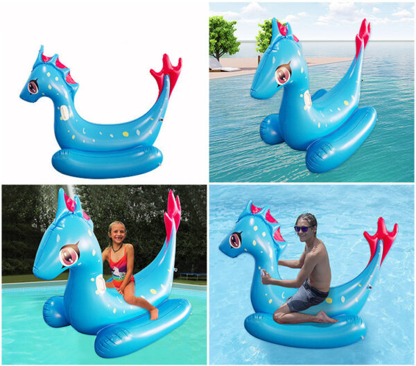 Multifunctional Swimming Pool Floating Row Inflatable Toy - Image 3