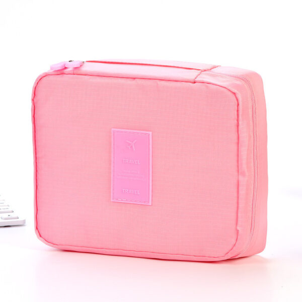 Portable Cosmetic Bag Waterproof Divider Multi-grid Pockets Toiletry Bags Travel Storage Handbags Women Make Up Bag - Image 5