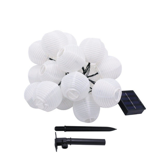 LED Solar Lantern Outdoor Garden Courtyard Decoration Colored String Lights - Image 5