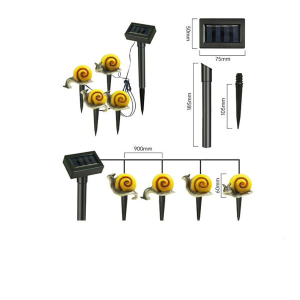 Waterproof Solar Luminous Bird Light String Bird Lamp Led Lights Home Decor - Image 4