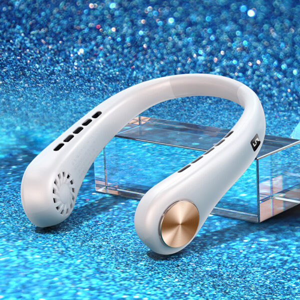 New Mini Neck Fan Portable Bladeless Hanging Neck Rechargeable Air Cooler Mini Summer Sports Fans - Image 7